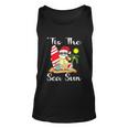 Sea Sun Christmas In July Santa Surfing Lake Party Unisex Tank Top