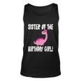 Sister Of The Birthday Girl Dinosaur Matching Family Party Unisex Tank Top