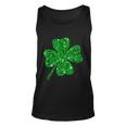 Sparkle Clover Irish Shirt For St Patricks & Pattys Day Unisex Tank Top