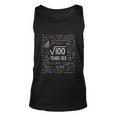 Square Root Of 100 10Th Birthday 10 Year Old Gifts Math Bday Tshirt Unisex Tank Top