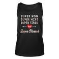 Super Mom Super Wife Super Tired But Super Blessed Unisex Tank Top