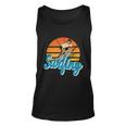 Surfing Vintage Summer Vacation Surf Unisex Tank Top