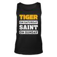 Tiger Saturday Saint Sunday Louisiana FootballS Unisex Tank Top