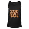 Trick Or Treat Halloween Quote Unisex Tank Top