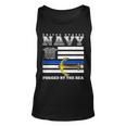 Us Navy Forge By The Sea Blue Line Flag Unisex Tank Top