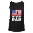 Usa American Distressed Flag Archery Dad Men Gift For Him Gift Unisex Tank Top