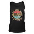 Vintage 1972 Birthday 50 Years Of Being Awesome Emblem Unisex Tank Top