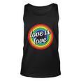 Vintage Love Is Love Rainbow Pride Month Unisex Tank Top