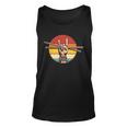 Vintage Rock One Drummer Drum Sticks Unisex Tank Top