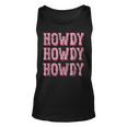 Vintage White Howdy Rodeo Western Country Southern Cowgirl V3 Unisex Tank Top