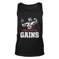 Weight Lifting Bodybuilding Hallowed Be Thy Gains Jesus Unisex Tank Top