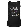 Which Witch Is Which Funny Halloween English Grammar Teacher Unisex Tank Top