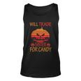 Will Trade Sister For Candy Halloween Quote Unisex Tank Top