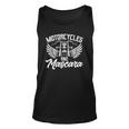 Womens Biker Lifestyle Quotes Motorcycles And Mascara Unisex Tank Top
