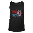 Womens Flip Flops Fireworks And Freedom 4Th Of July Unisex Tank Top
