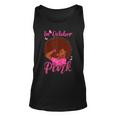Womens Womens In October We Wear Pink Black Woman Breast Cancer V3 Men Women Tank Top Graphic Print Unisex