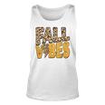 Distressed Fall Vibes Leopard Lightning Bolts In Fall Colors Unisex Tank Top
