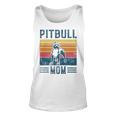 Dog Pitbull Mom  Vintage Pitbull Mom  Unisex Tank Top