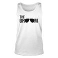 Mens The Groom Bachelor Party Cool Sunglasses White Unisex Tank Top