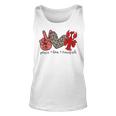 Peace Love Crawfish Cute Leopard And Seafood Lover Men Women Tank Top Graphic Print Unisex