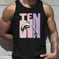 10Th Birthday Dolphin Fan Funny 10 Years Old Girl Unisex Tank Top Gifts for Him