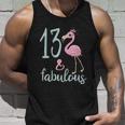 13Th Birthday Flamingo Outfit Girls 13 Year Old Bday Unisex Tank Top Gifts for Him