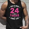 24 And Fabulous 24 Year Old Birthday Happy 24Th Birthday Unisex Tank Top Gifts for Him