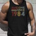 38Th Birthday 1984 Made In 1984 Awesome Since 1984 Birthday Tank Top Gifts for Him