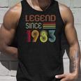 39 Year Old Gifts Legend Since 1983 39Th Birthday Retro Unisex Tank Top Gifts for Him