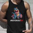4Th July Tfunny Giftrex America Dinosaur Independence Day Patriot Usa Gift Unisex Tank Top Gifts for Him