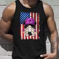 4Th Of July Running Gnome For Women Patriotic American Flag Gift Unisex Tank Top Gifts for Him