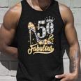 50 & Fabulous 50 Years Old 50Th Birthday Diamond Crown Shoes Tshirt Unisex Tank Top Gifts for Him