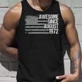 50 Year Old Awesome Since August 1972 Gifts 50Th Birthday Unisex Tank Top Gifts for Him