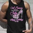 A Queen Was Born In July Fancy Birthday Graphic Design Printed Casual Daily Basic Unisex Tank Top Gifts for Him