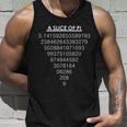 A Slice Of Pi Pie Funny Pi Day Math Geek Logo Unisex Tank Top Gifts for Him