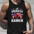 All American Gamer Boys Funny 4Th Of July Video Game Unisex Tank Top Gifts for Him