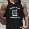 American Cat 4Th Of July Funny Unisex Tank Top Gifts for Him