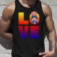 American Flag Gnome Shows Love Patriotic Heart 4Th Of July Gift Unisex Tank Top Gifts for Him