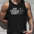 Archery Aim Exhale Shoot Bow Hunting Archer V2 Unisex Tank Top Gifts for Him