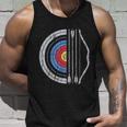 Archery Target Bow And Arrow Archer Retro Vintage Unisex Tank Top Gifts for Him