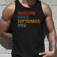 Awesome Since September 1992 Unisex Tank Top Gifts for Him