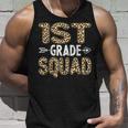 Back To School First Grade 1St Grade Leopard Squad Teacher Unisex Tank Top Gifts for Him