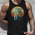 Beach Better Have My Money Retro Sunset Unisex Tank Top Gifts for Him