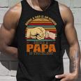 Being A Dad Is An Honor Being Papa Is Priceless Unisex Tank Top Gifts for Him