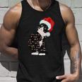 Black Cat Christmas Light Funny Cat Lover Christmas Pajama V2 Men Women Tank Top Graphic Print Unisex Gifts for Him