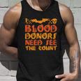 Blood Donor Need See The Count Halloween Quote Unisex Tank Top Gifts for Him