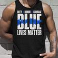 Blue Lives Matter Tshirt Unisex Tank Top Gifts for Him
