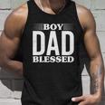 Boy Dad Blessed Unisex Tank Top Gifts for Him