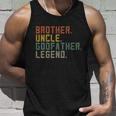 Brother Uncle Godfather Legend Unisex Tank Top Gifts for Him