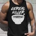 Cereal Killer Funny Halloween Distressed V2 Unisex Tank Top Gifts for Him